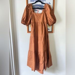 MINKPINK Yasamin Tiered Midi Dress